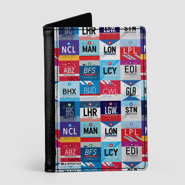UK Airports - Passport Cover - Airportag