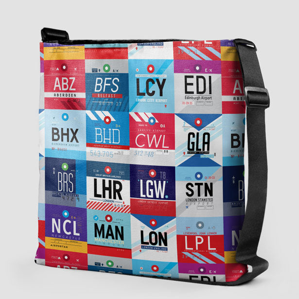 UK Airports - Tote Bag - Airportag