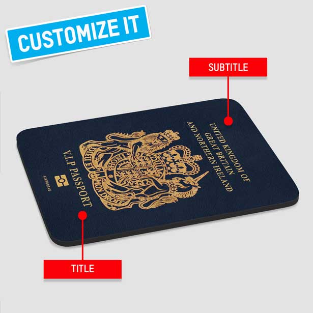 United Kingdom - Passport Mousepad