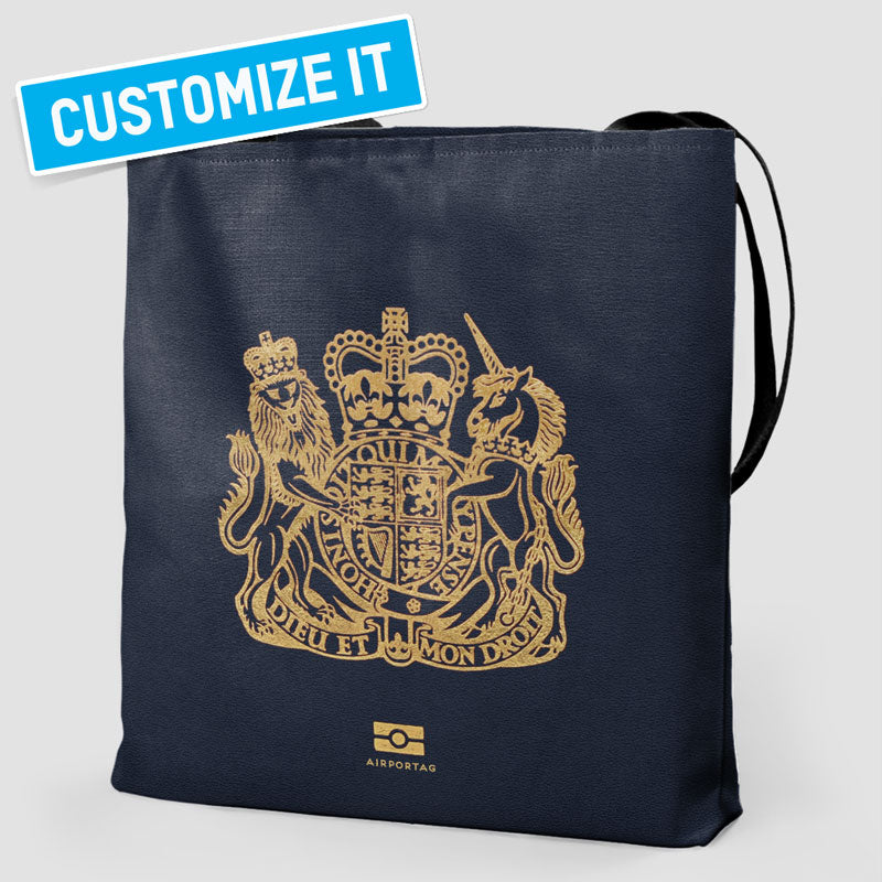 United Kingdom - Passport Tote Bag