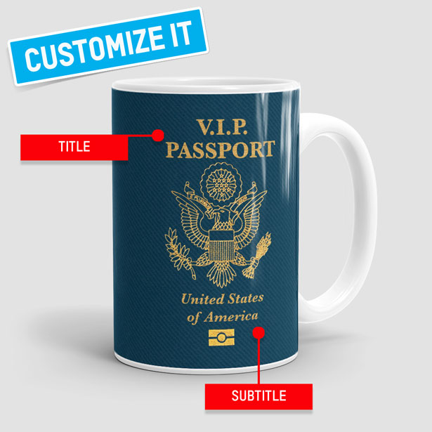 United States - Passport Mug