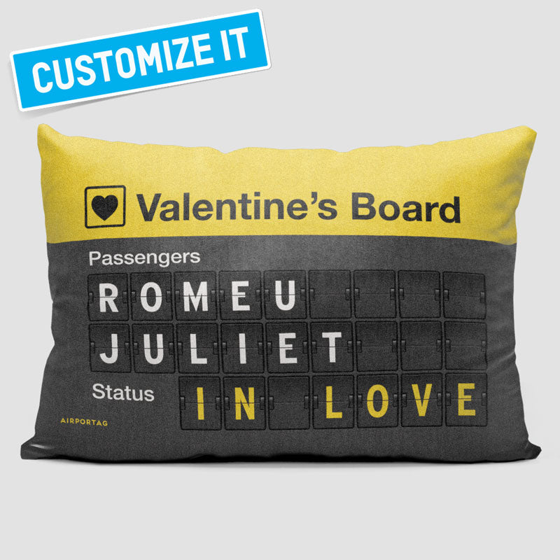 Valentine's Board - Throw Pillow