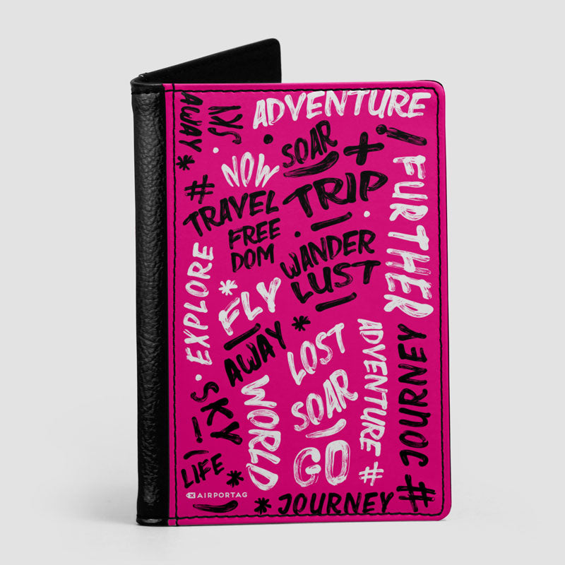 Wanderlust Words - Passport Cover