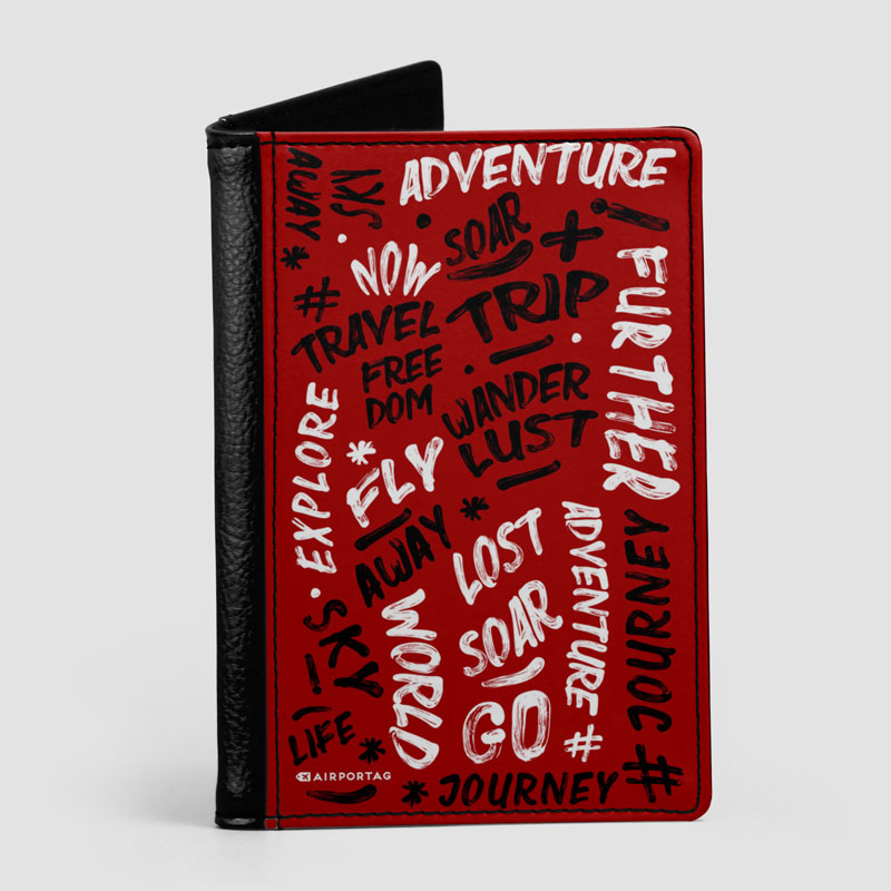Wanderlust Words - Passport Cover