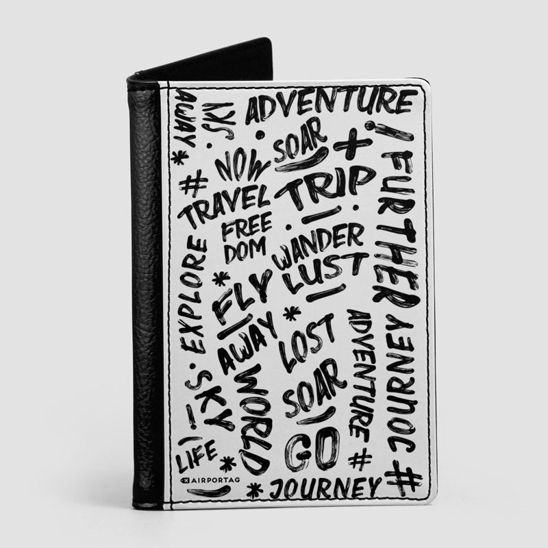 Wanderlust Words - Passport Cover