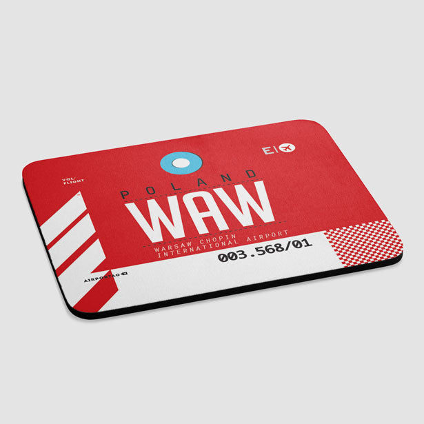 WAW - Mousepad - Airportag