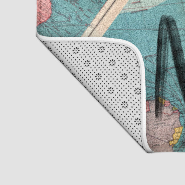 Where To Next? - Bath Mat airportag.myshopify.com