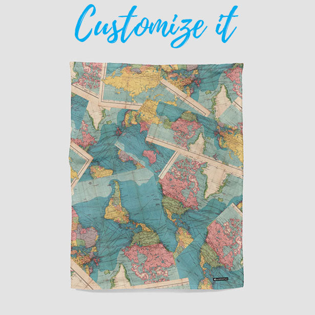 Where To Next? - Blanket airportag.myshopify.com