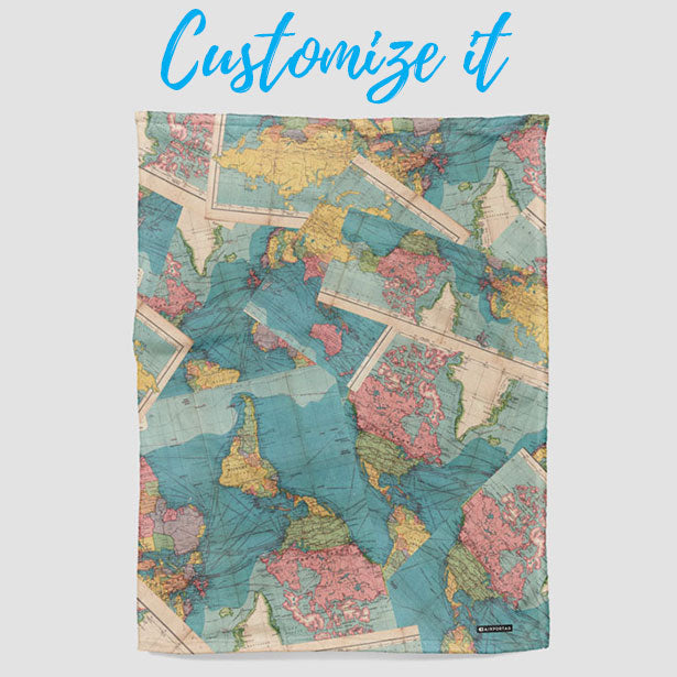 Where To Next? - Blanket airportag.myshopify.com