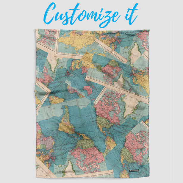 Where To Next? - Blanket airportag.myshopify.com