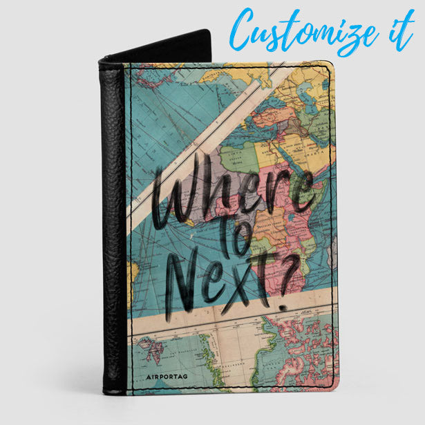 Where To Next? - Passport Cover airportag.myshopify.com