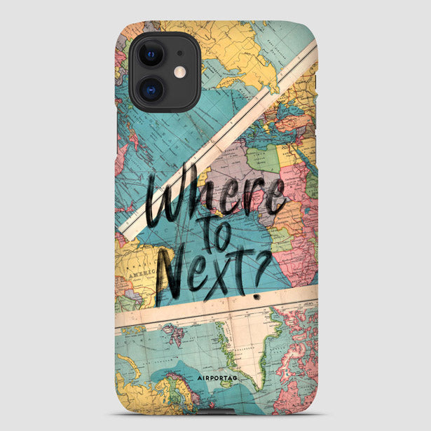 Where To Next? - Phone Case airportag.myshopify.com