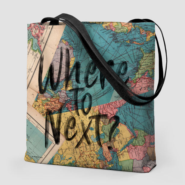 Where To Next? - Tote Bag airportag.myshopify.com
