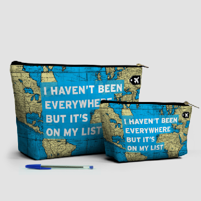 I Haven't Been - World Map - Pouch Bag