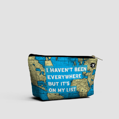 I Haven't Been - World Map - Pouch Bag