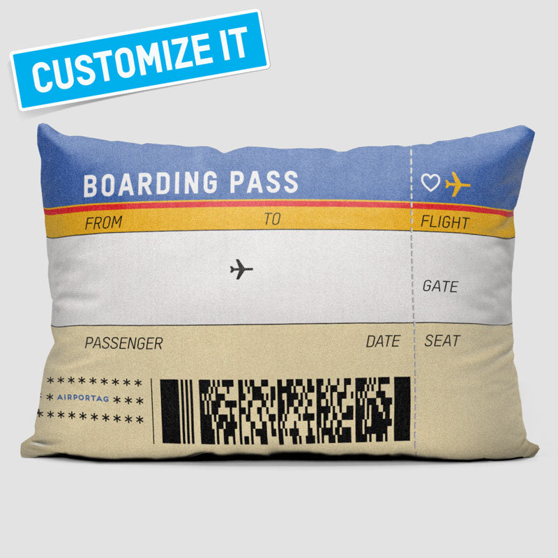 WN Boarding Pass - Throw Pillow