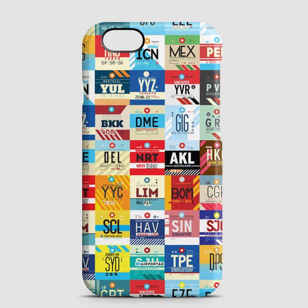 Worldwide Airports - Phone Case - Airportag