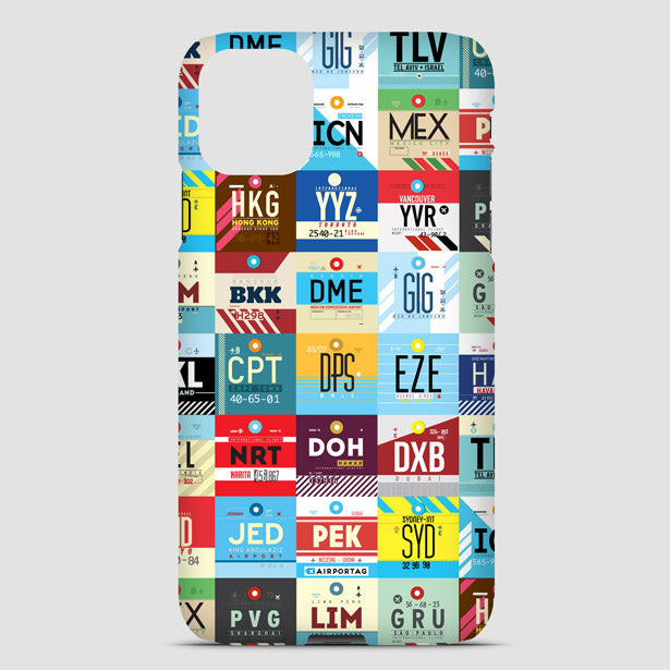 Worldwide Airports - Phone Case airportag.myshopify.com
