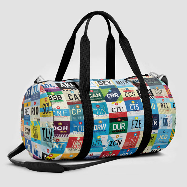 Worldwide Airports - Duffle Bag - Airportag