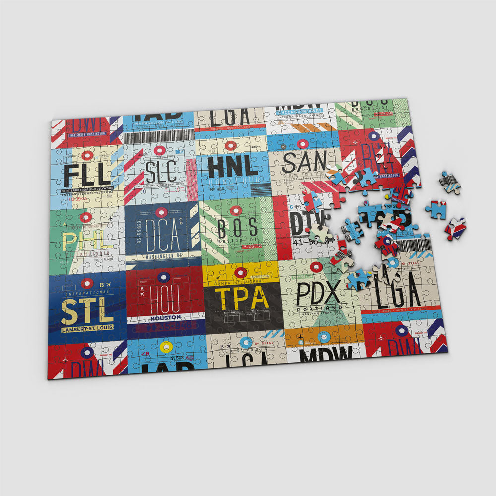 XL USA Airports - Puzzle