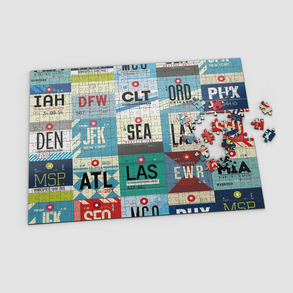 XXL USA Airports - Puzzle
