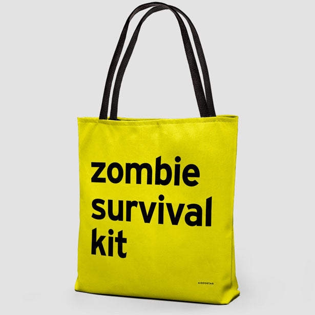 Zombie Survival Kit - Tote Bag airportag.myshopify.com