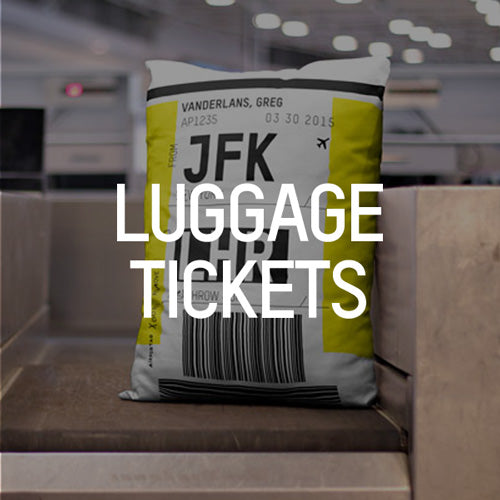 Personalized Luggage Tickets