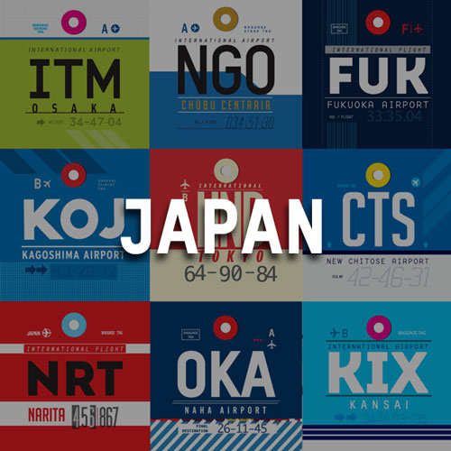 Japanese Airport Codes Pattern