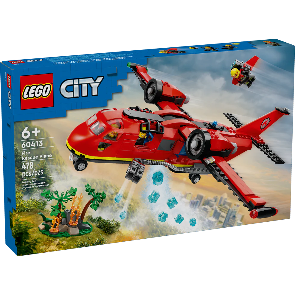 LEGO® City Fire Rescue Plane 60413