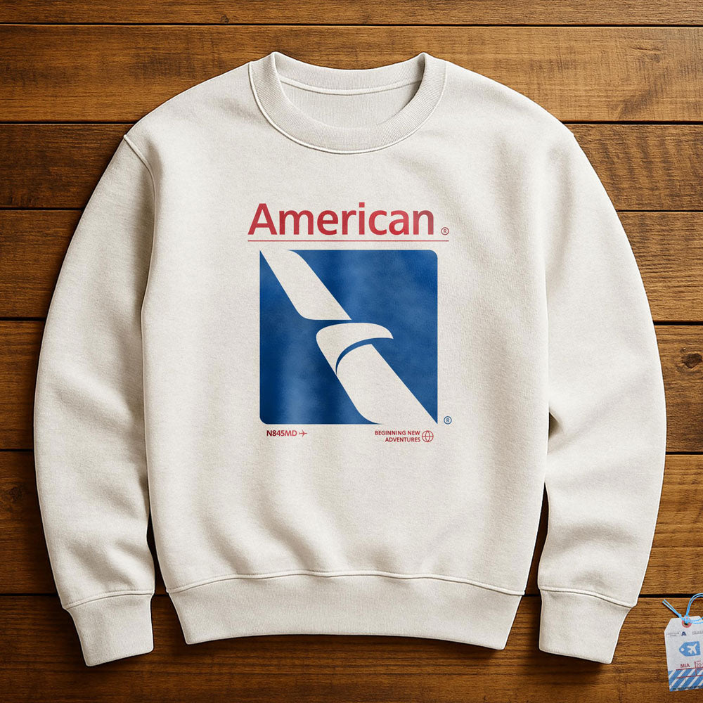 AA Core Logo - Sweatshirt - White