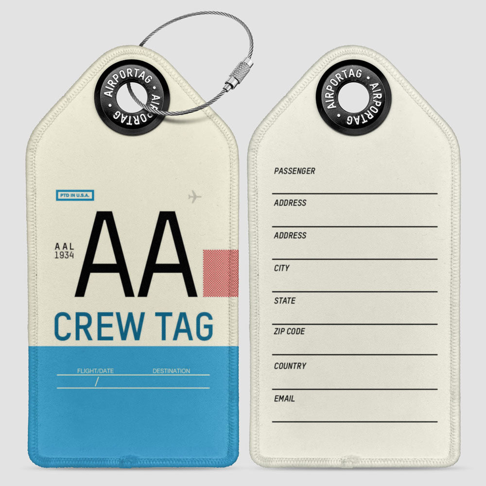 AA - Luggage Tag