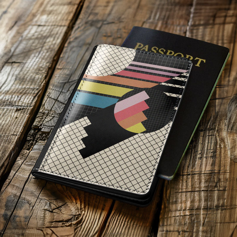 Grille abstraite - Couverture du passeport
