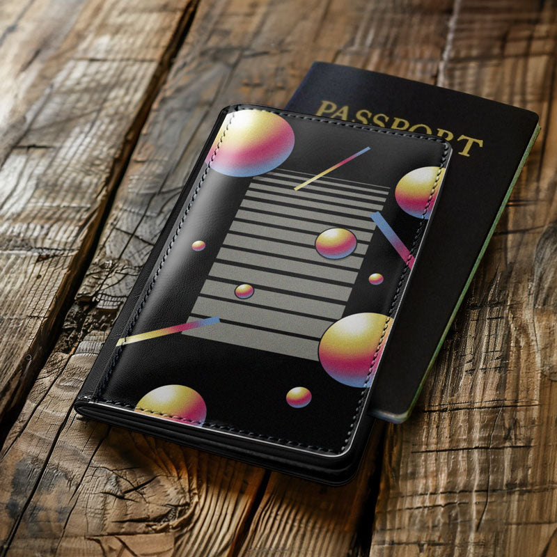 Espace VHS abstrait - Couverture du passeport
