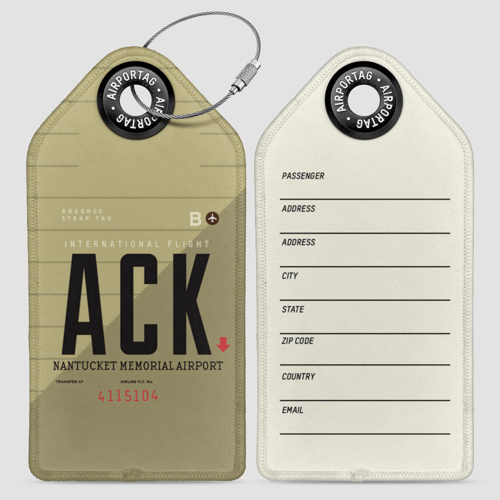ACK - Luggage Tag
