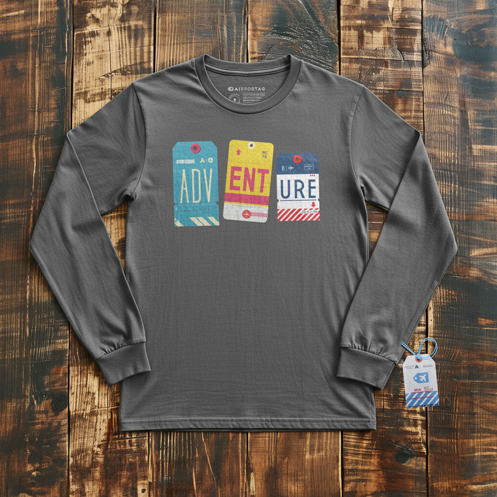 ADV ENT URE - Long Sleeve T-Shirt