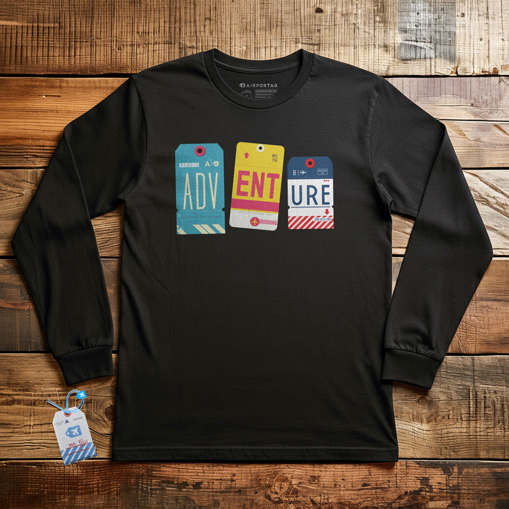 ADV ENT URE - Long Sleeve T-Shirt