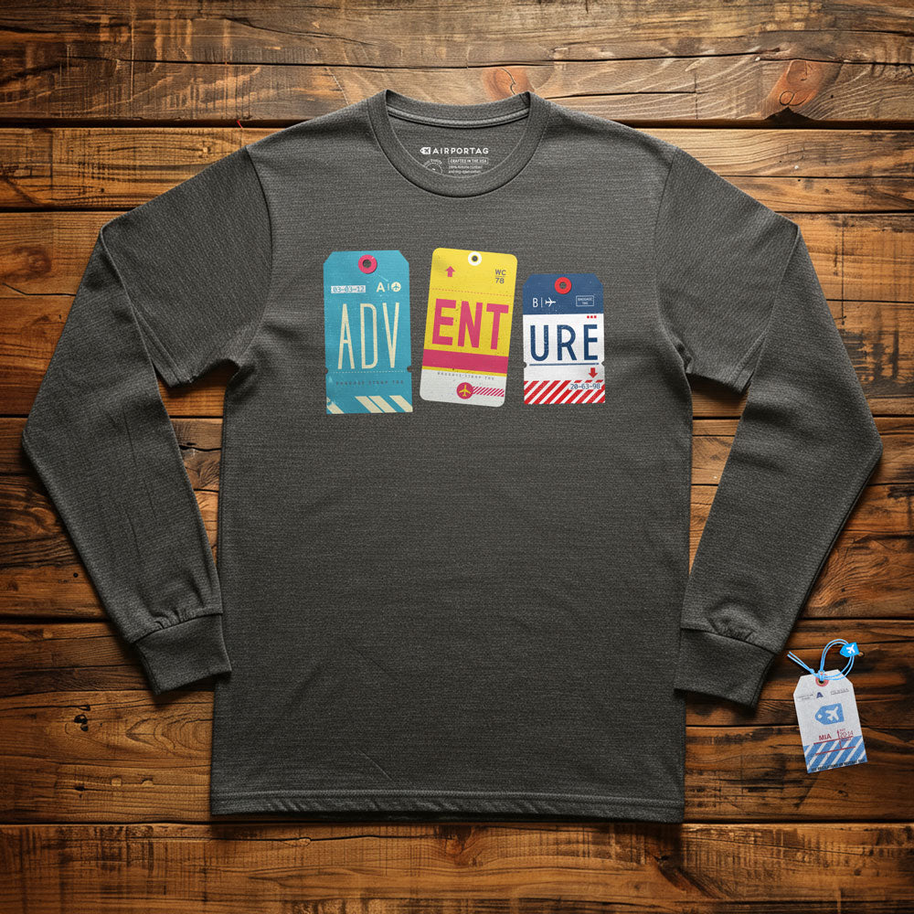 ADV ENT URE - Long Sleeve T-Shirt