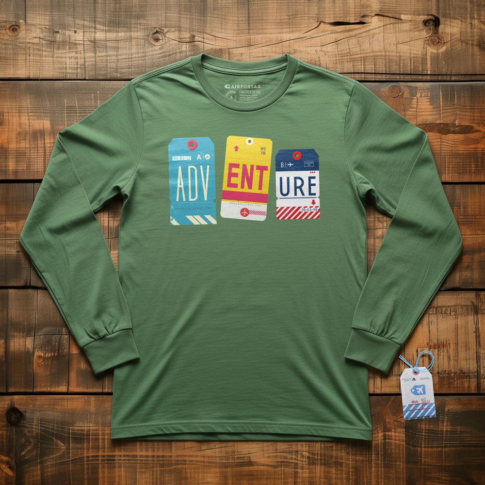 ADV ENT URE - Long Sleeve T-Shirt