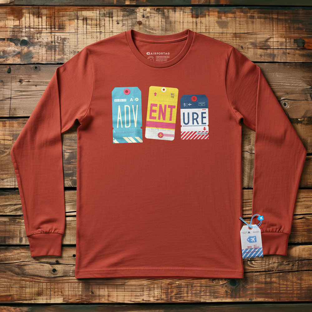 ADV ENT URE - Long Sleeve T-Shirt