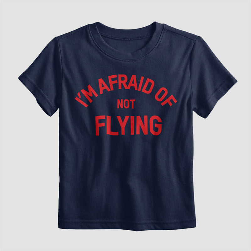 Afraid Flying - Kids T-Shirt