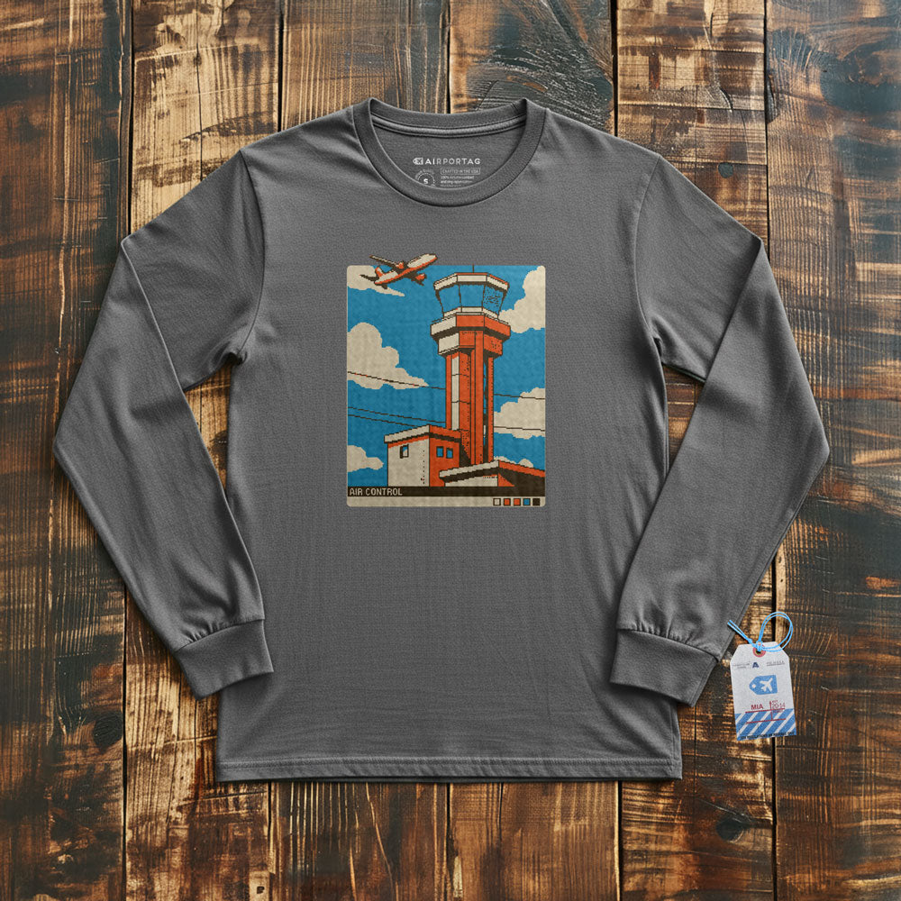 Air Control Pixel Art - Long Sleeve T-Shirt