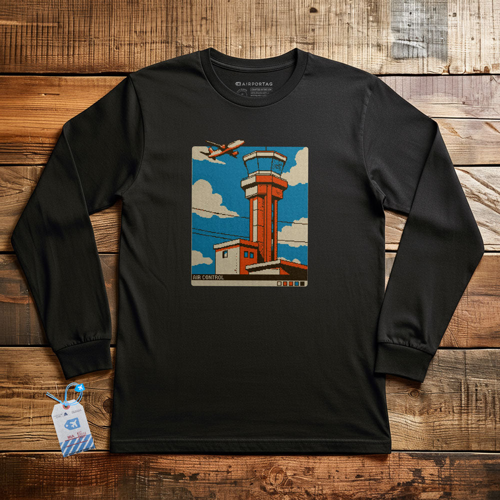Air Control Pixel Art - Long Sleeve T-Shirt