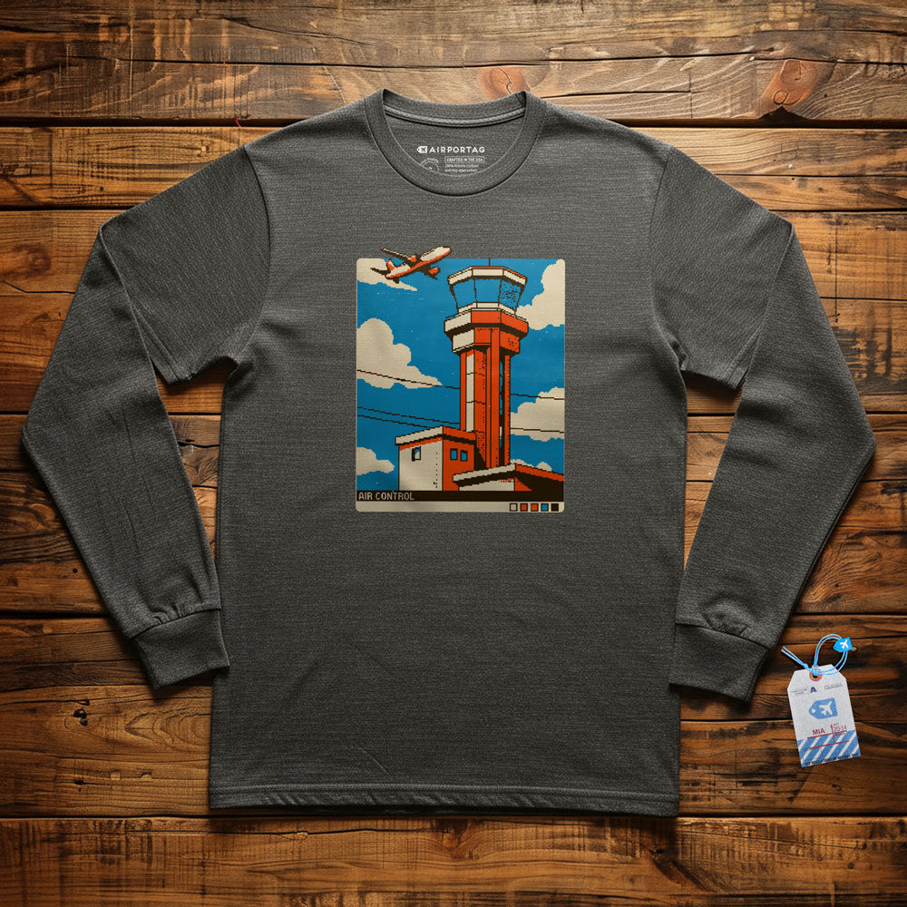 Air Control Pixel Art - Long Sleeve T-Shirt