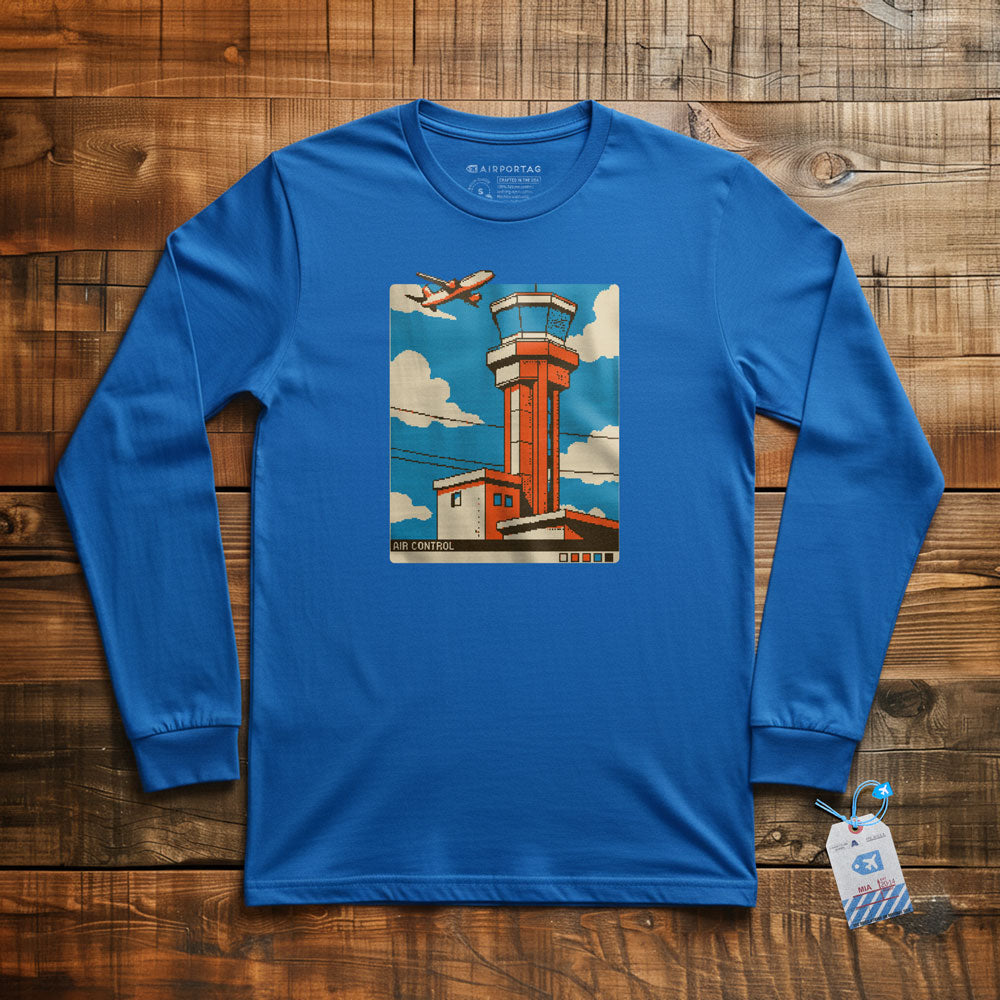 Air Control Pixel Art - Long Sleeve T-Shirt
