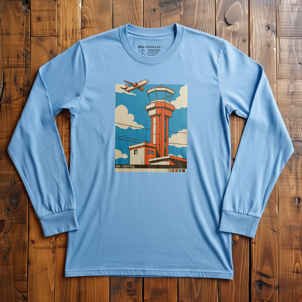 Air Control Pixel Art - Long Sleeve T-Shirt