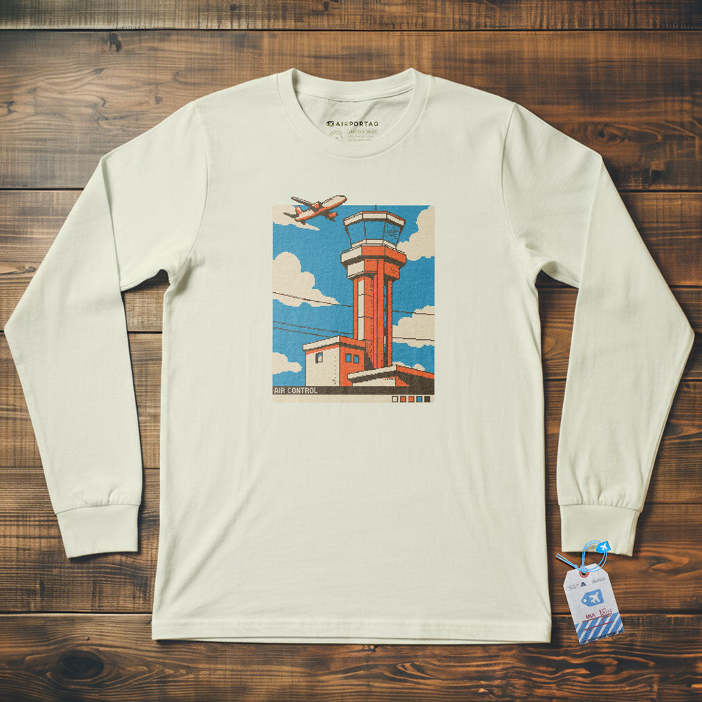 Air Control Pixel Art - Long Sleeve T-Shirt