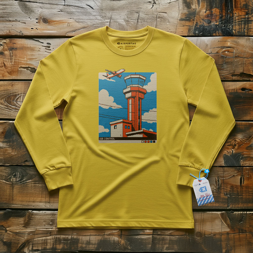 Air Control Pixel Art - Long Sleeve T-Shirt