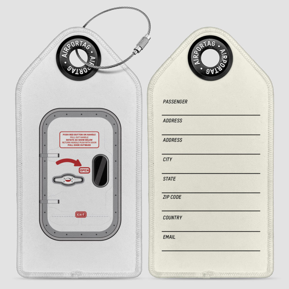 Airplane Door - Luggage Tag