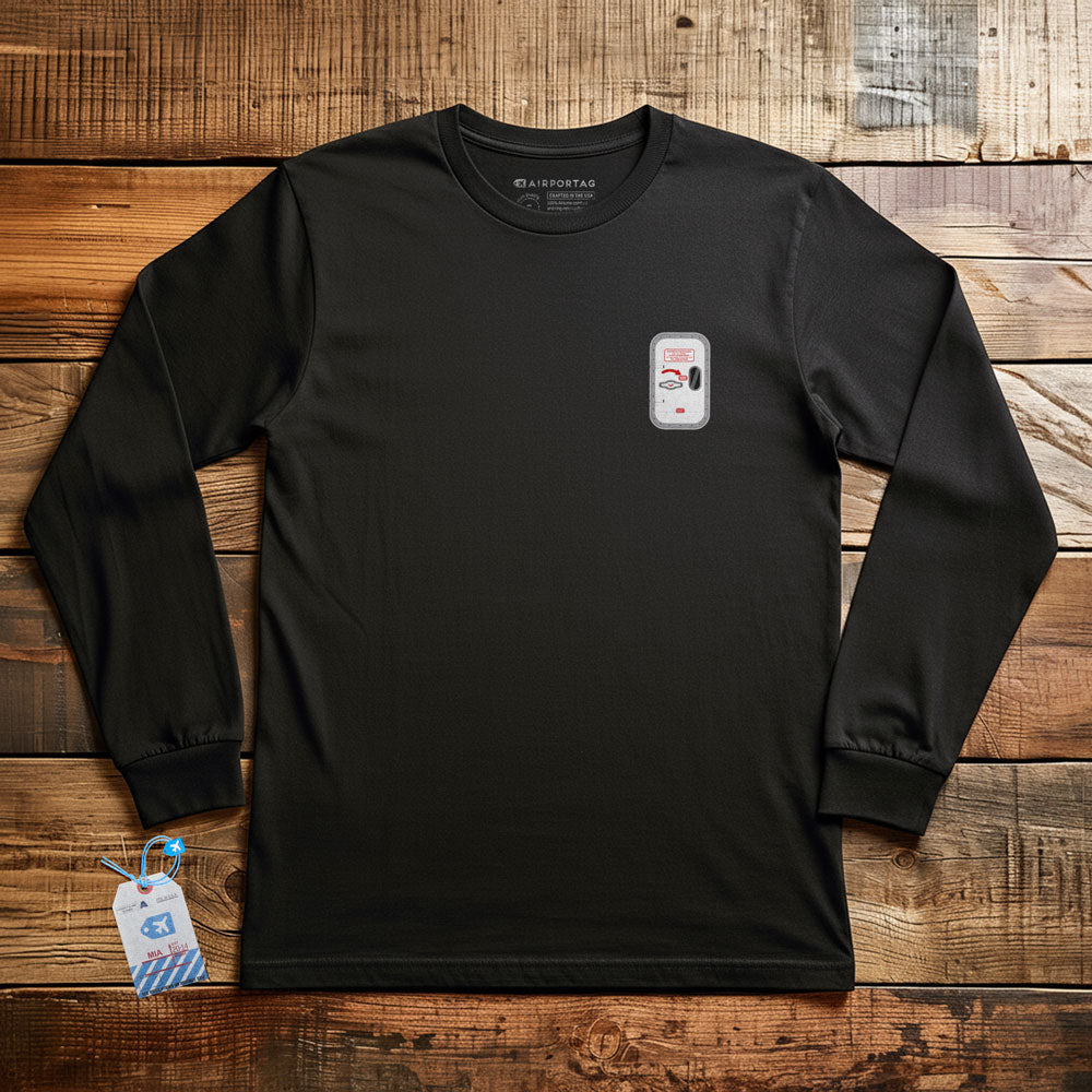 Airplane Door Tiny - Long Sleeve T-Shirt