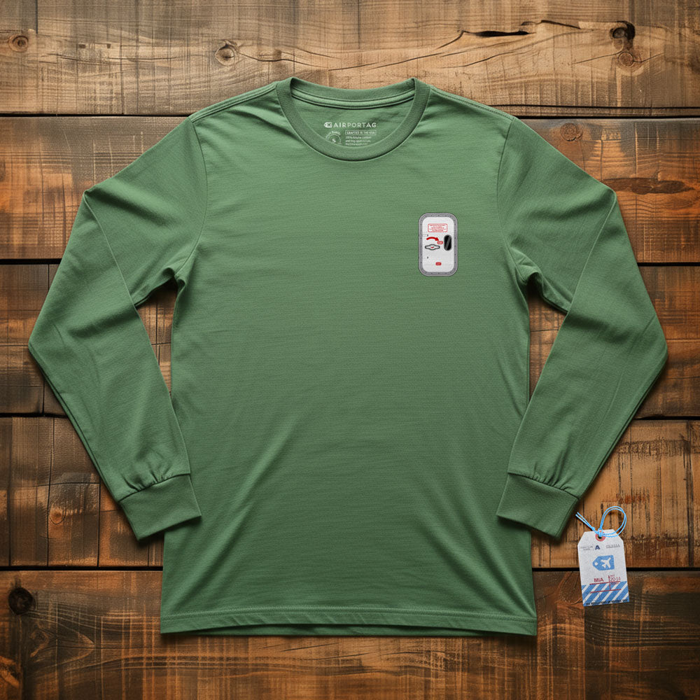 Airplane Door Tiny - Long Sleeve T-Shirt